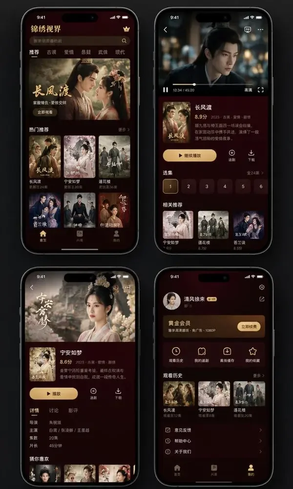 剧王短剧网址 APP 手机端界面展示